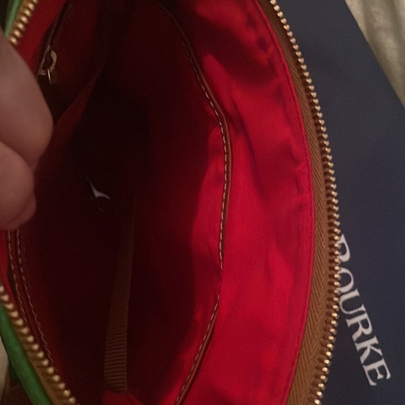 Dooney&Bourke Kelley Green Pebbled Leather Crossbody.NWT🔹FIRM🔹 - Picture 8 of 13